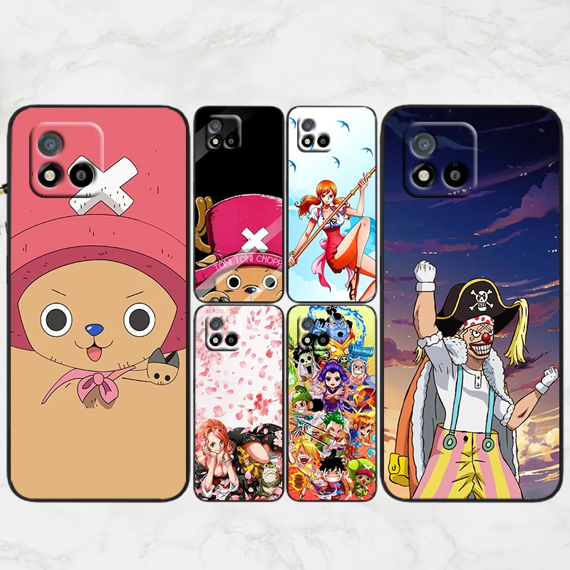 

Chopper Cartoon One Piece Phone Case For OPPO Realme V11 X3 X50 Q5i GT Neo2 C21Y C3 9 9i 8 8i 7i 6 5 Pro 5G Master Black Soft