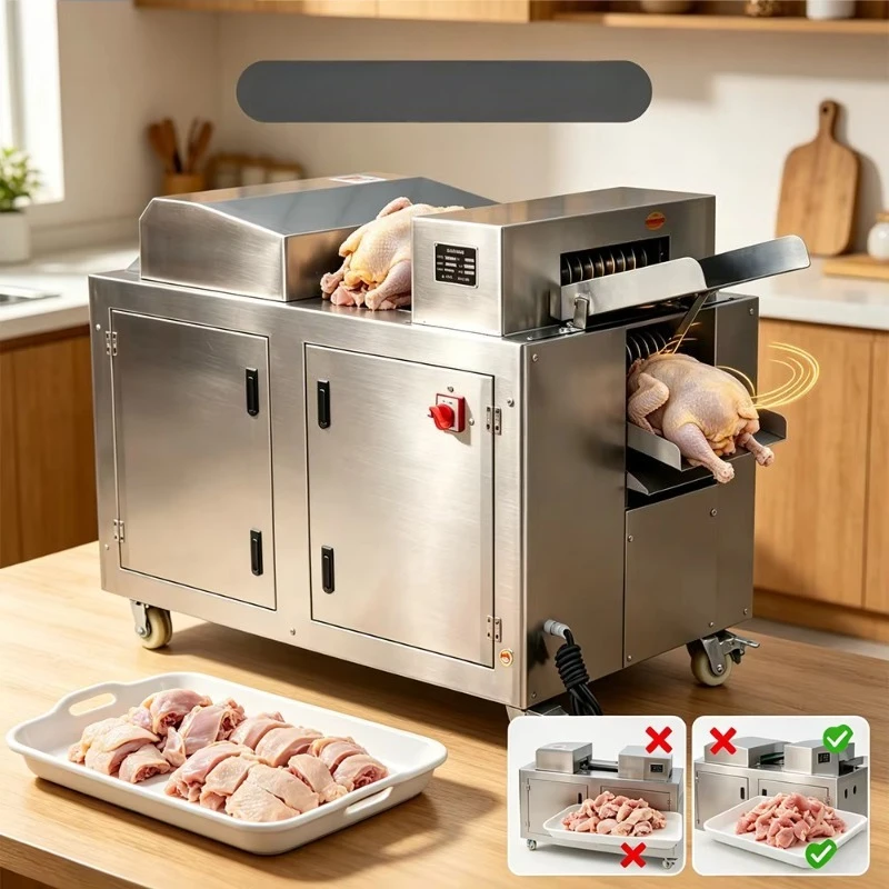 Самая продаваемая машина для нарезки замороженного мяса и рыбы, а также автоматическая машина для нарезки курицы, говядины, баранины и свинины (art.: 3920dba36faba) - 3920dba36faba