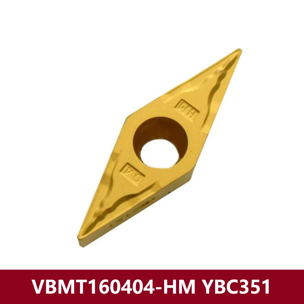VBMT 160404 -HM YBC251 Токарные инструменты с ЧПУ Оригинальные твердосплавные вставки HM