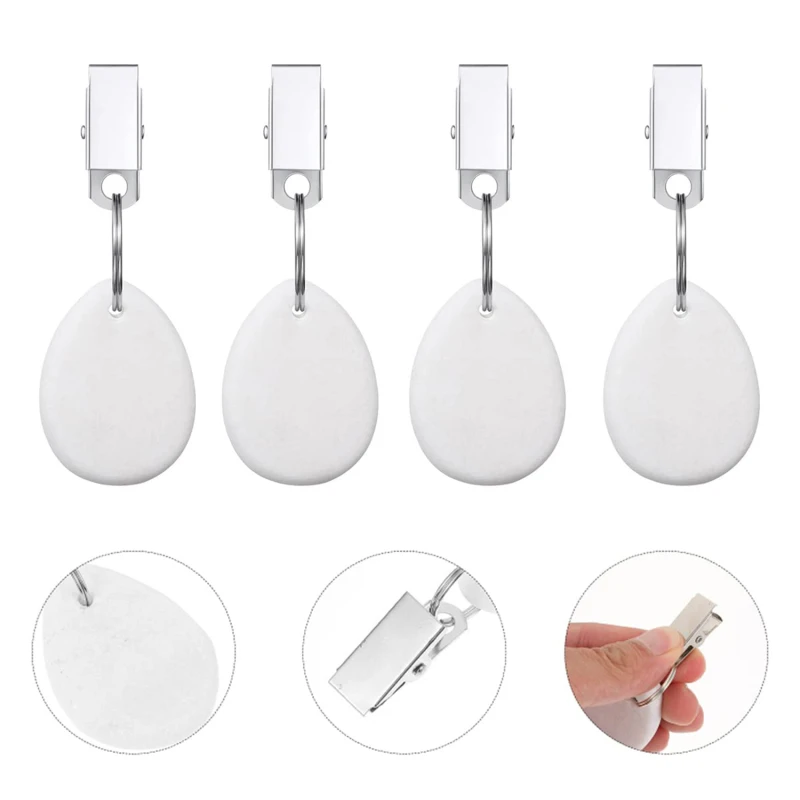 8 шт. гири для скатерти подвеска в форме капли уличная скатерть камни с