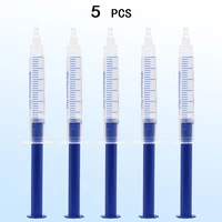 5 pcs teeth whitening gel dental equipment 44 peroxide bleaching clareador dental gel pens wholesale syringe gels bulk