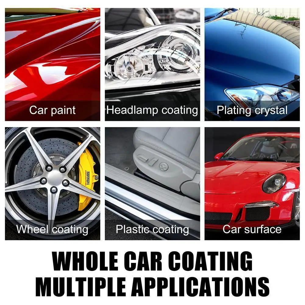 

9H Liquid Ceramic Car Paint Coating Anti Scratch Super Detailing Polish Auto Hydrophobic Car Coating Glasscoat Liquid Auto F5B6