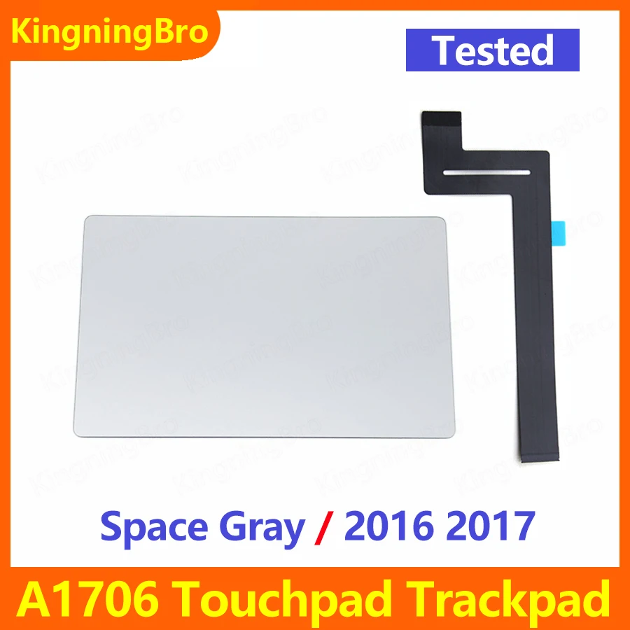 

Трекпад A1706 с гибким кабелем, сенсорная панель для Macbook Pro Retina 13 дюймов, 2016, 2017, цвет серый, оригинал