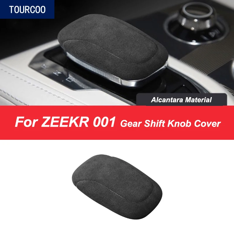 

For ZEEKR 001 009 Center Console Gear Shift Knob Protective Cover Car Styling Modification Alcantara Suede Cover