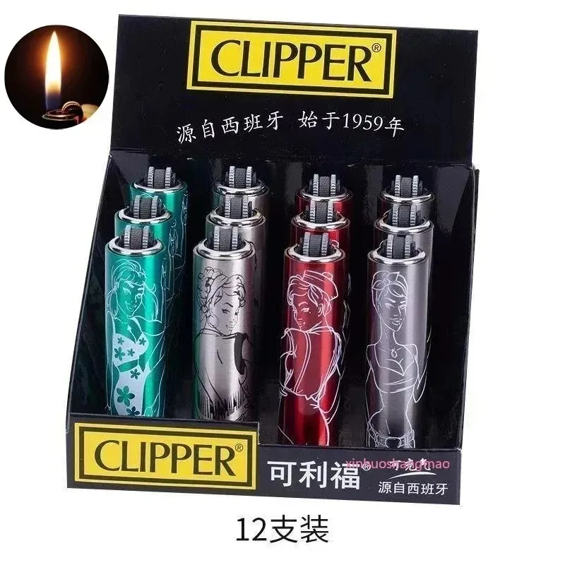 Многоразовые газовые зажигалки Clipper Spain в различных стилях и разноцветные зажигалки Macaron для сигарет (art.: 3920d9c7154ca) - 3920d9c7154ca
