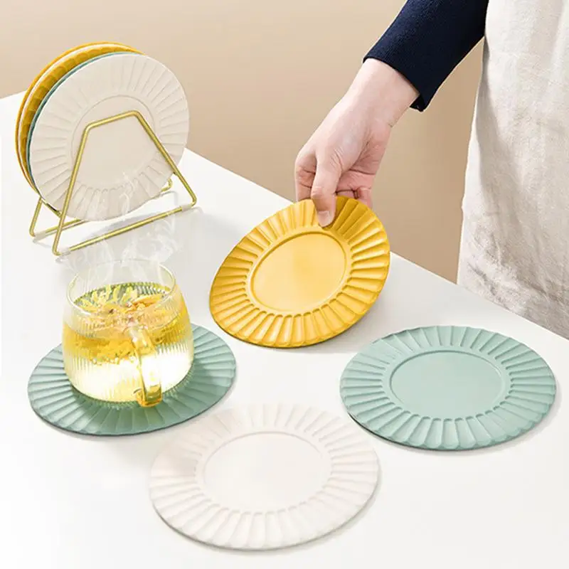 

3 шт., силиконовые подставки для кухонных принадлежностей