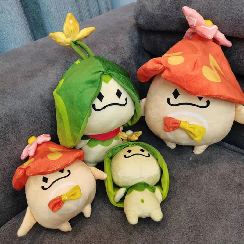

Kawaii Genshin Impact Sumeru Aranara Aranyaka Plush Toys Cosplay Anime Game Genshin Guide Of The Forest Plushie Pillow Doll Gift
