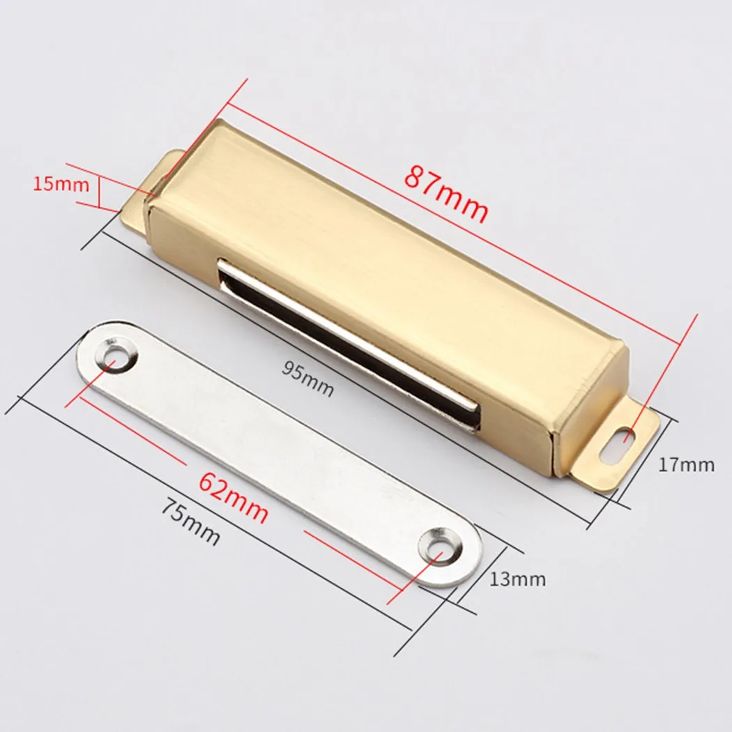 

Black Closet Magnetic Lock Bronze Magnetic Suction Stainless Steel 1 Pc