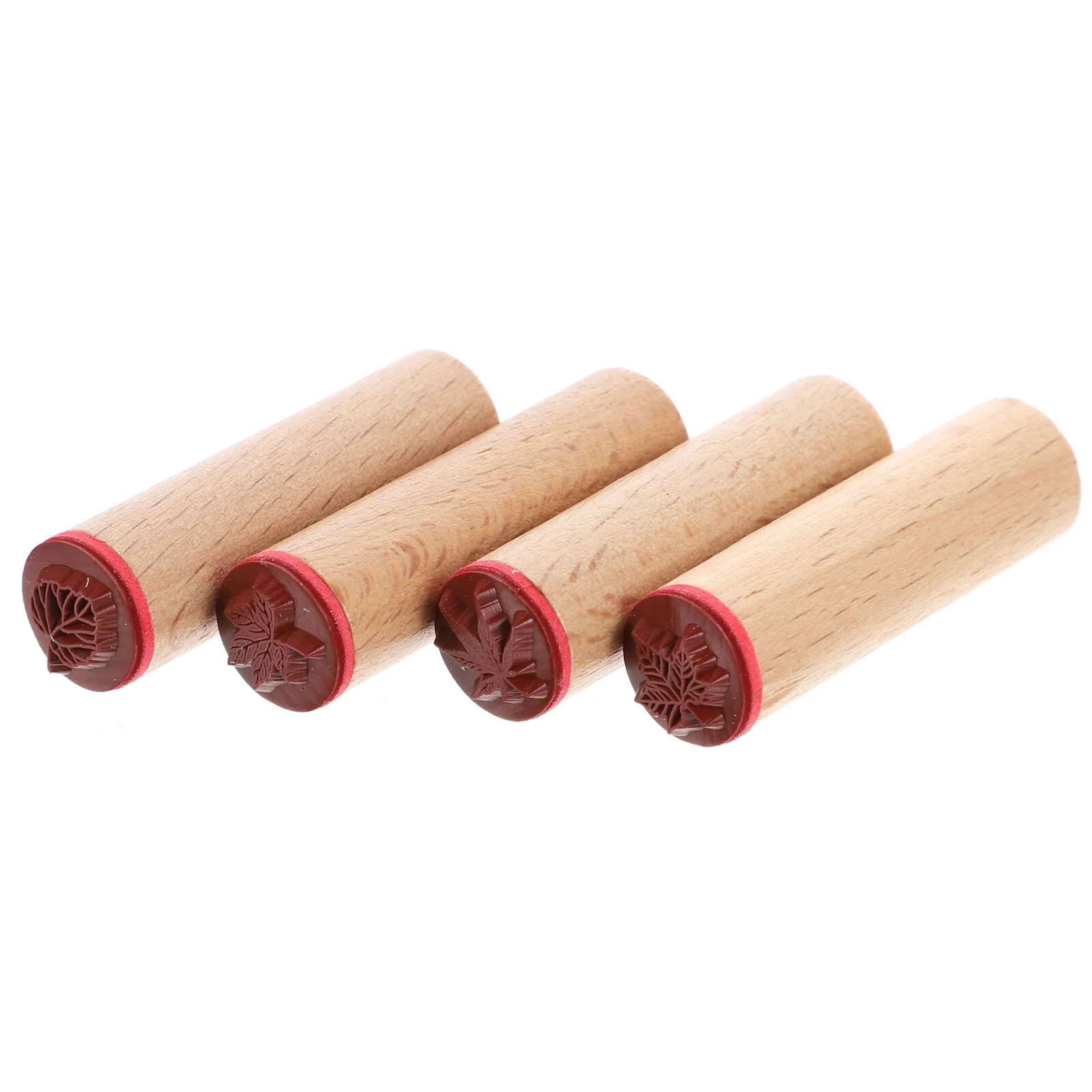 

4 Pcs Letter Stamps Tool Vintage Craft Decor Planner Old Fashioned Seal Wood Accessory Diary Student Use