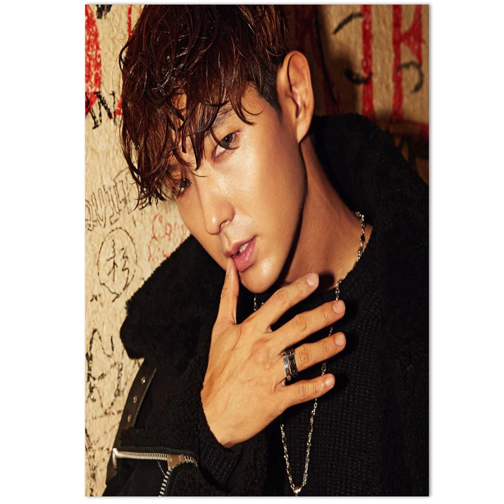 Тканевый постер LEE JOON GI HD украшение для дома и спальни настенный тканевый печать