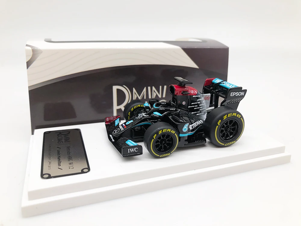 

F1 racing car model 1:64 BENZ Hamilton 2021 W12 mini egg car car model collection decoration gift