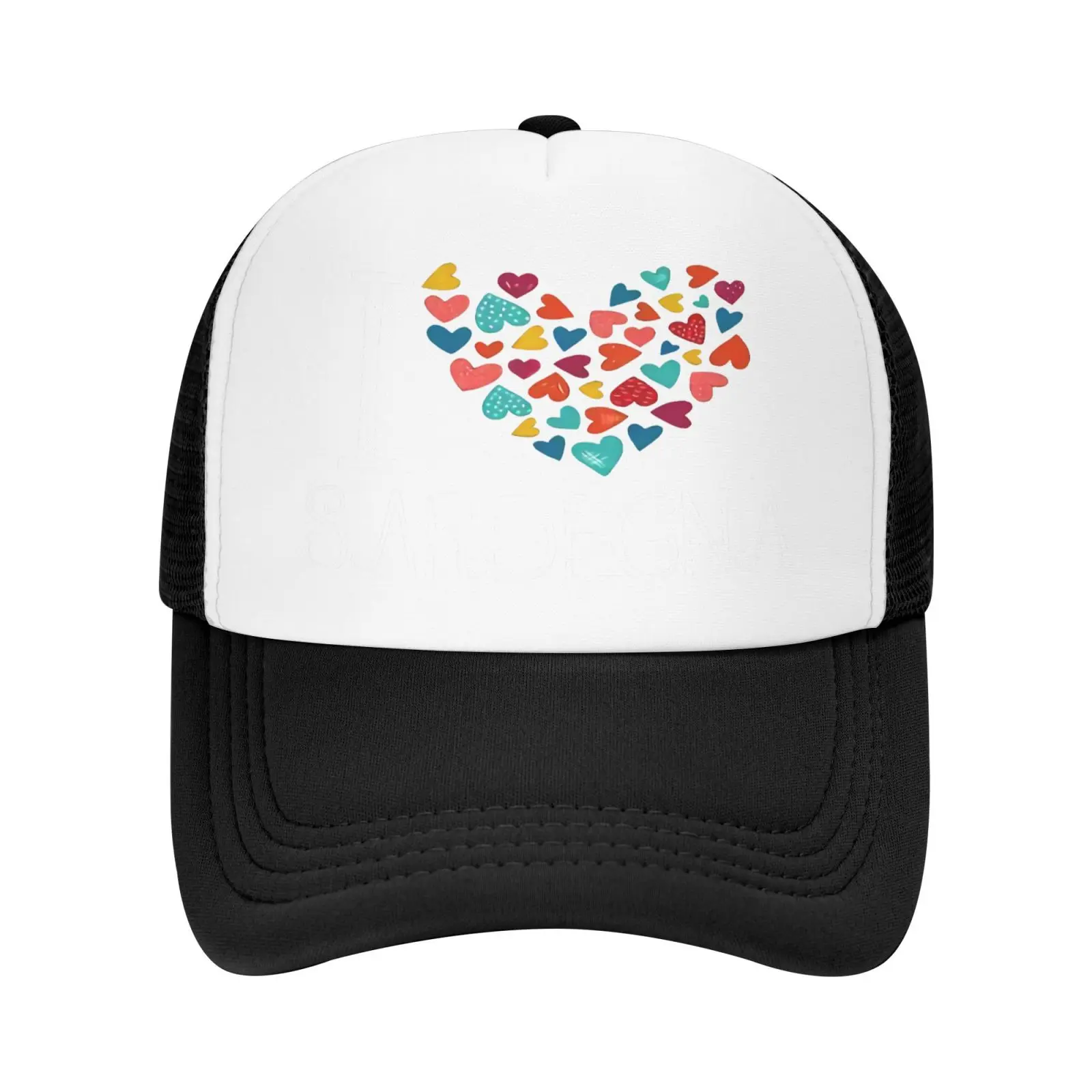 

Шапка-сердечки с надписью «I Love Sardegna» для мужчин и женщин, Ковбойская шапка для мужчин и женщин, вязаная шапка