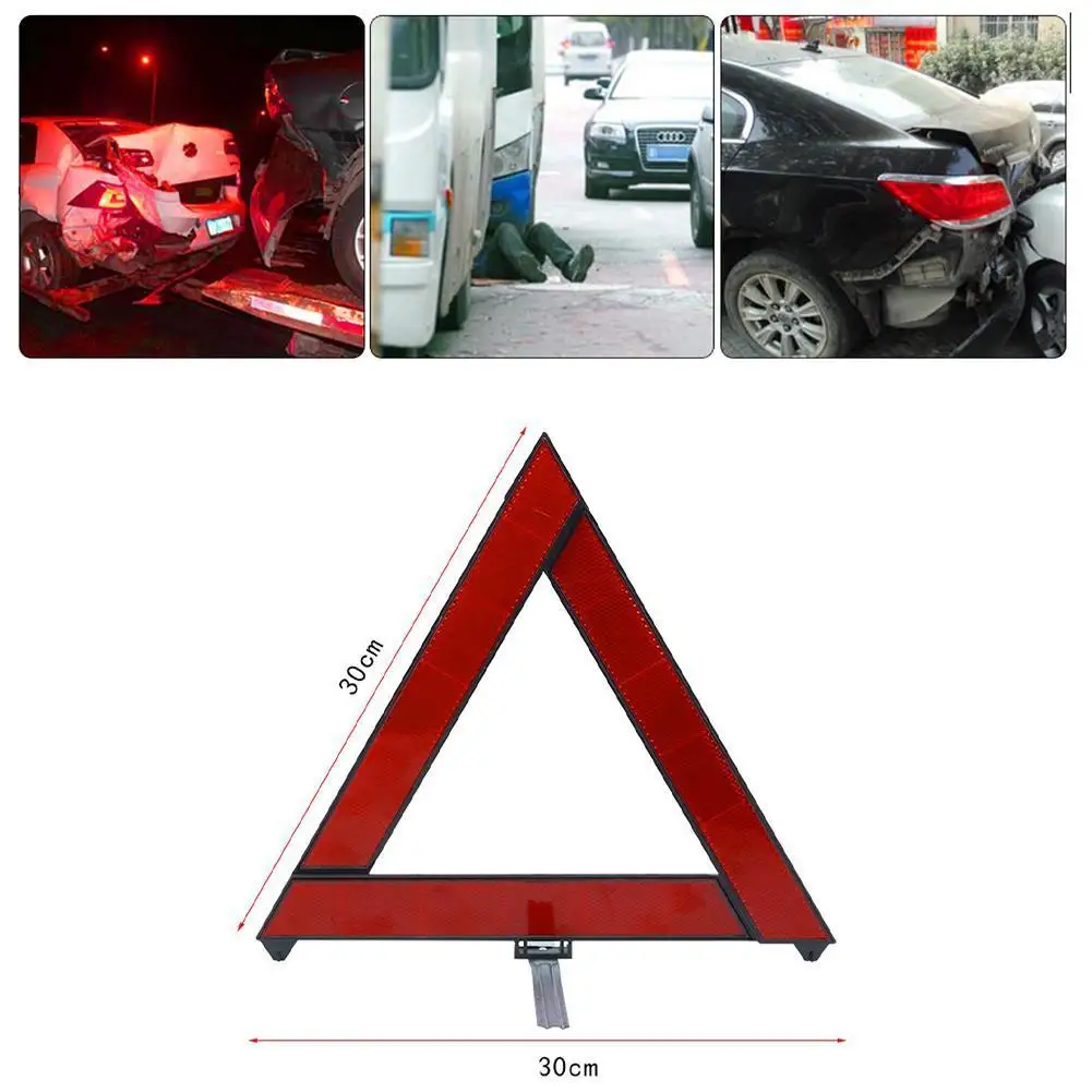 

Автомобильный штатив предупреждающий знак складной треугольный аварийный распад светоотражающий дорожный знак остановки аварийный инстр...