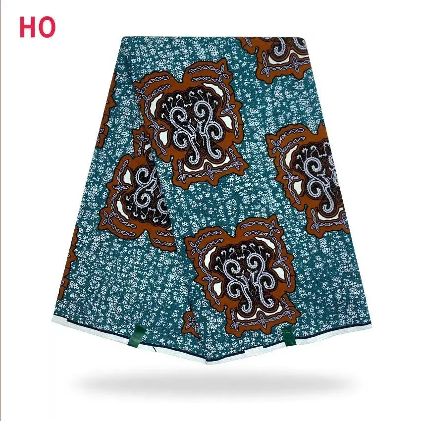

ACI Hot Sale Nigeria Wax Prints Fabric Wholesale African Wax Prints Fabric 6 Yards Veritable Real Wax Cotton Fabric