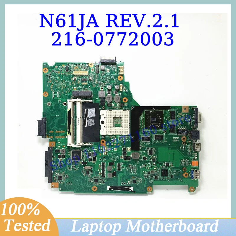 

N61JA REV.2.0 N61JA REV.2.1 для ASUS N61JA N61J N61JV N61JQ с материнской платой HD5730M материнская плата для ноутбука HM55 DDR3 100% полностью протестирована