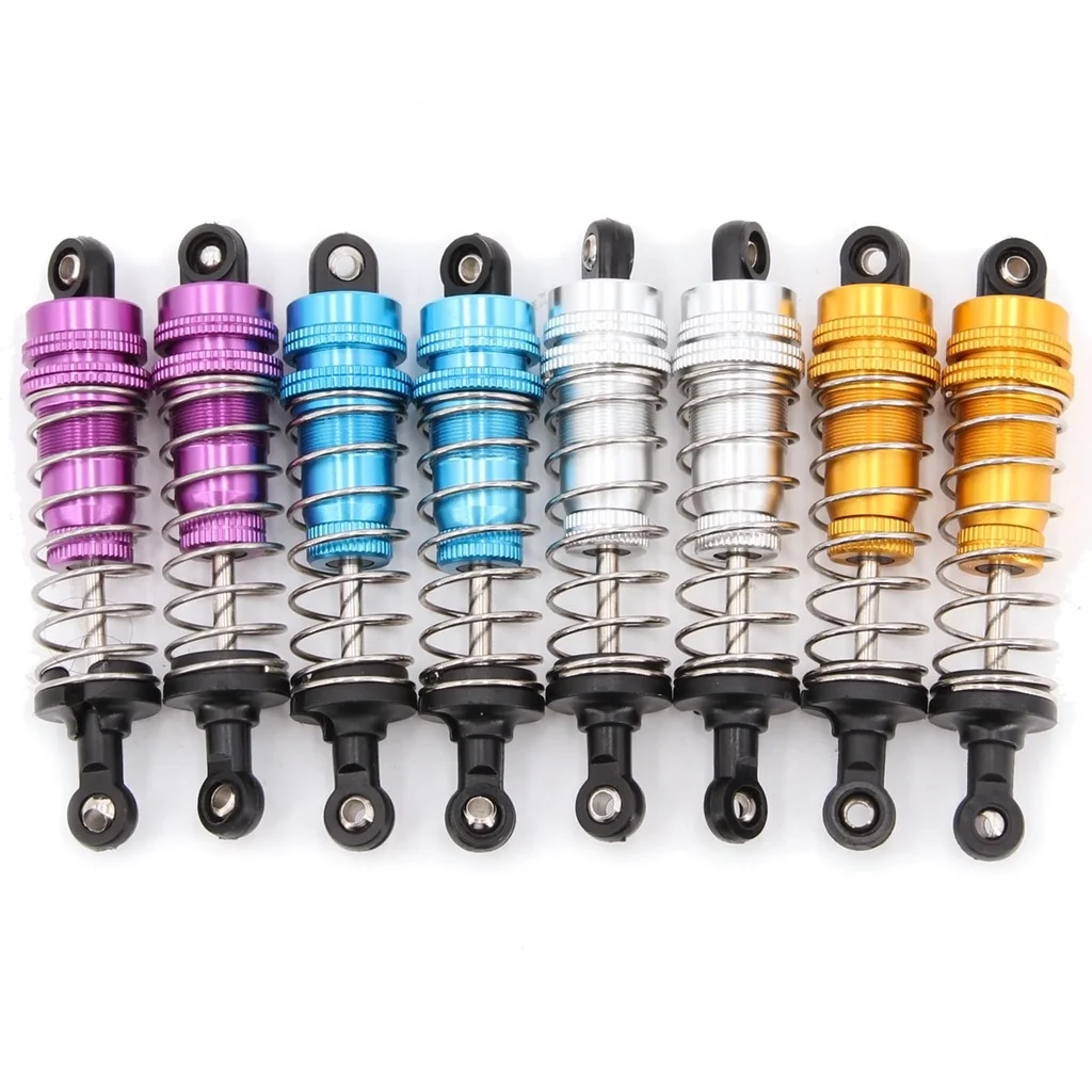 

2 Pcs Aluminum Metal Front&Rear Shock Absorber For 1/14 WLtoy 144001 1316 RC Car Crawler Short Course Truck Upgrad Part