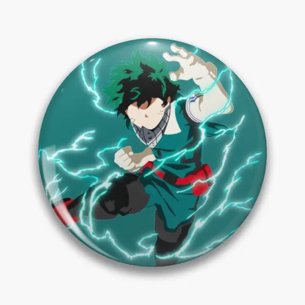 

My Hero Academia Deku Customizable Soft Button Pin Decor Metal Creative Collar Lover Hat Gift Fashion Cartoon Jewelry Women