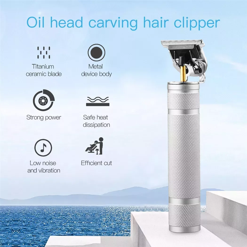 Professional Hair Clipper for Men Kids Hair Carving Barber Hair Trimmer 0mm Finishing Cutting Machine Strong  Low Noise