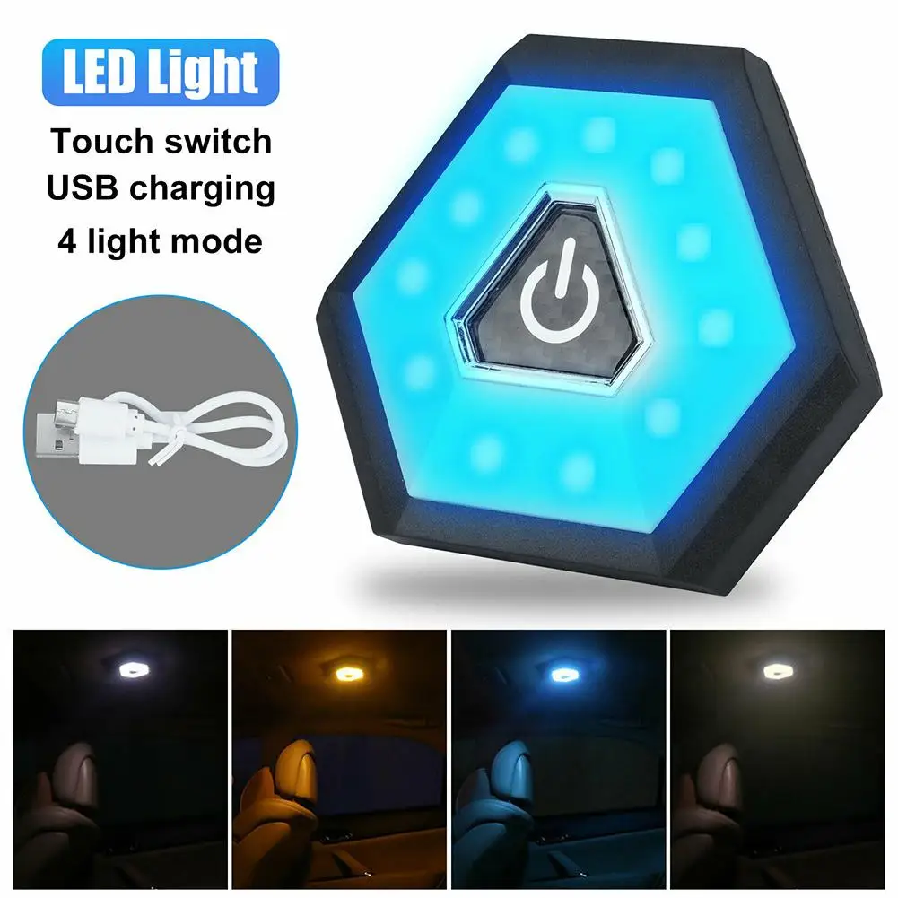 

DC 5V 4w 400lm Car Reading Light Usb Rechargeable Led Ceiling Dome Lamp Wireless Interior Lighting Lights