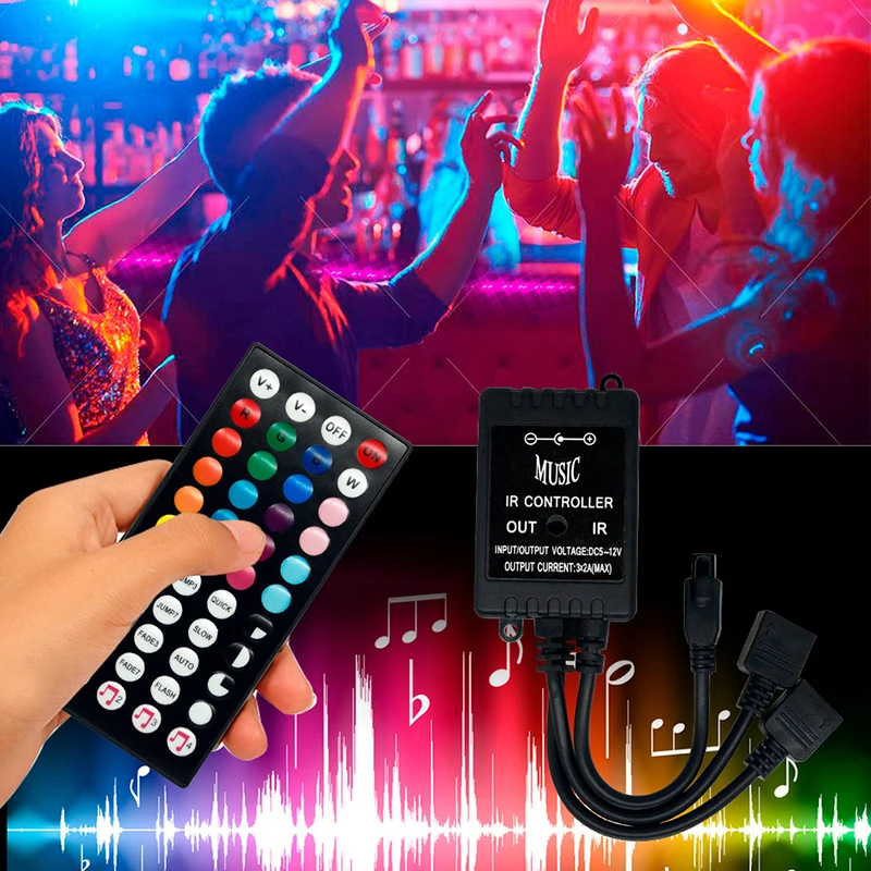 Беспроводная ИК-лента со светодиодной подсветильник кой 44 клавиши - купить по