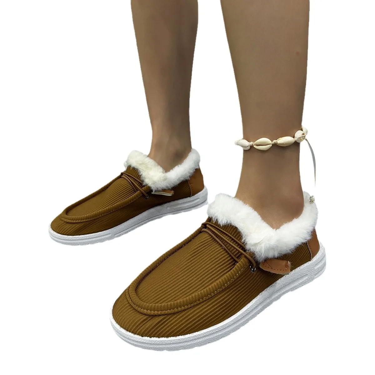 Туфли большого размера женские повседневные кроссовки с круглым носком