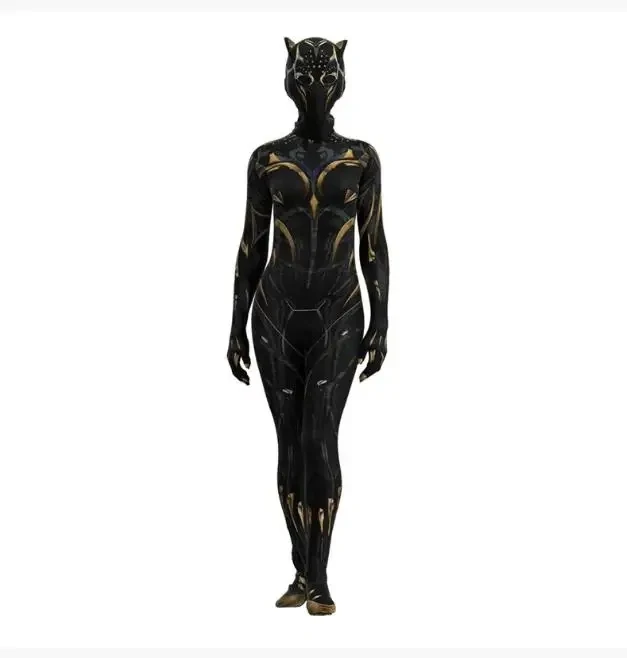 Disfraz de superhéroe Black Panther Wakanda Forever para mujer traje Cosplay Shuri моно Halloween