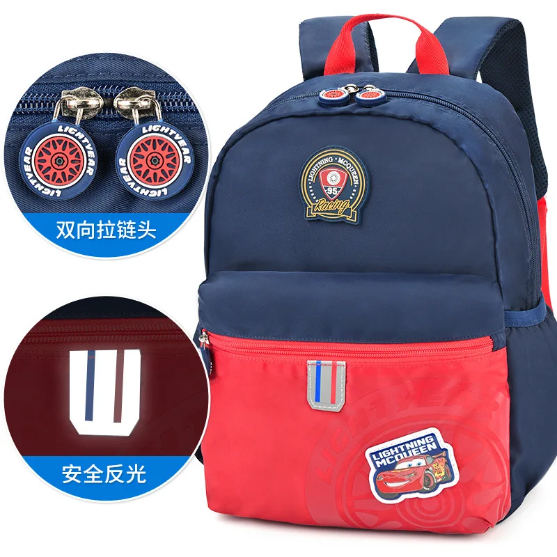 Disney kindergarten schoolbag boys 1-3-6 years old children's backpack fashion bag British style  kids bags for girls