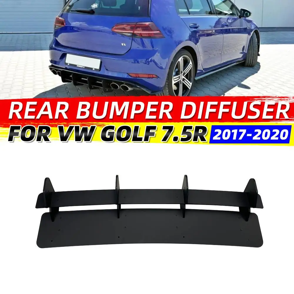 

Car Rear Bumper Diffuser Spoiler Lip Rear Bumper Protector Rear Side Splitters Lip For Volkswagen Golf MK7 MK7.5 GTI/ R