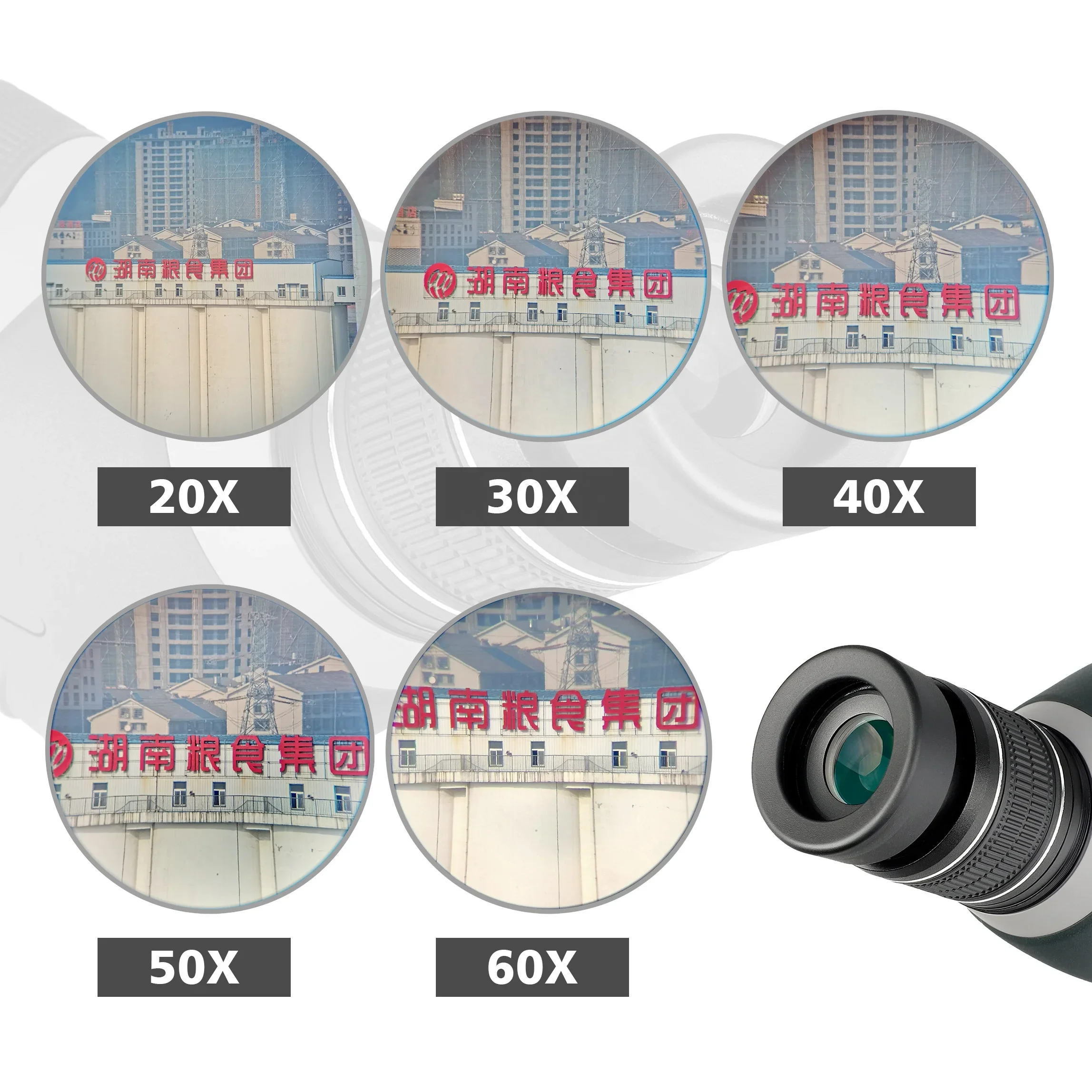 Водонепроницаемый охотничий монокулярный телескоп высокого разрешения 20-60X80