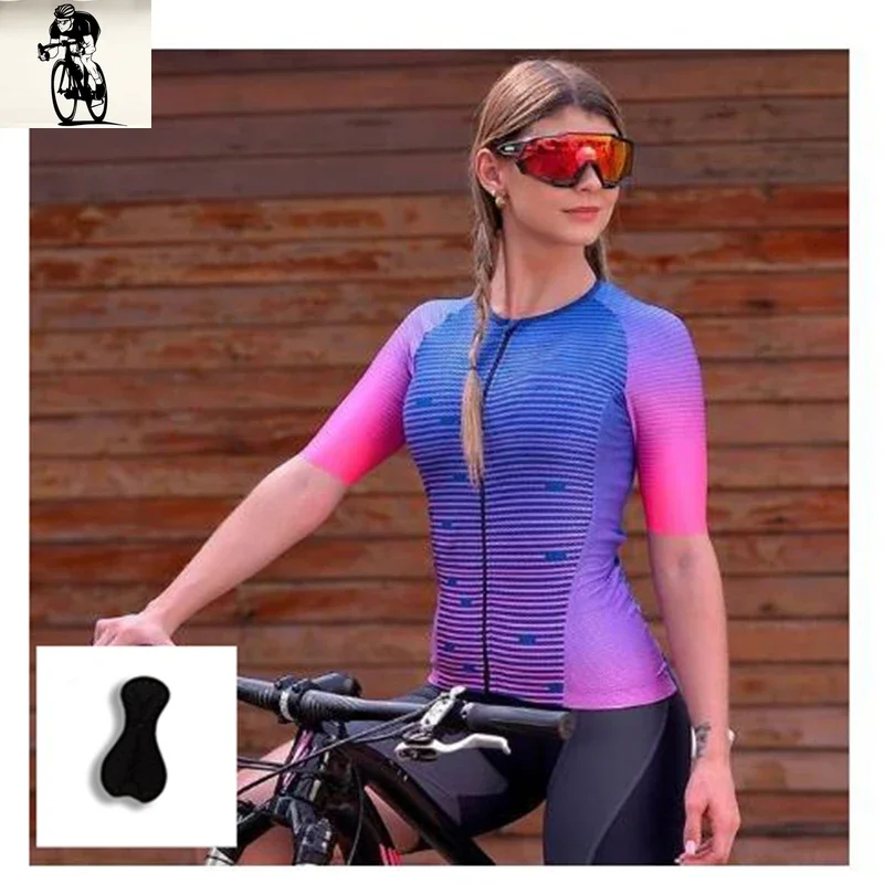 Велосипедные комплекты с логотипом на заказ женские велосипедные костюмы