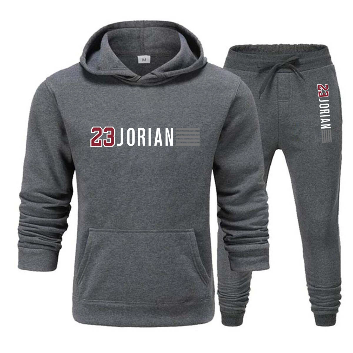 

23New Brand Winter Men's Sets 2-Piece Hoodies+Running Pants Sport Suits Casual Men/Women Sweatshirts Tracksuit Hooded Sportswear