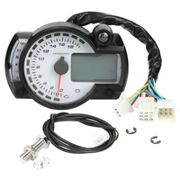 motorcycle odometer tachometer speedometer lcd digital display multifunction motorcycle instrument with sensor