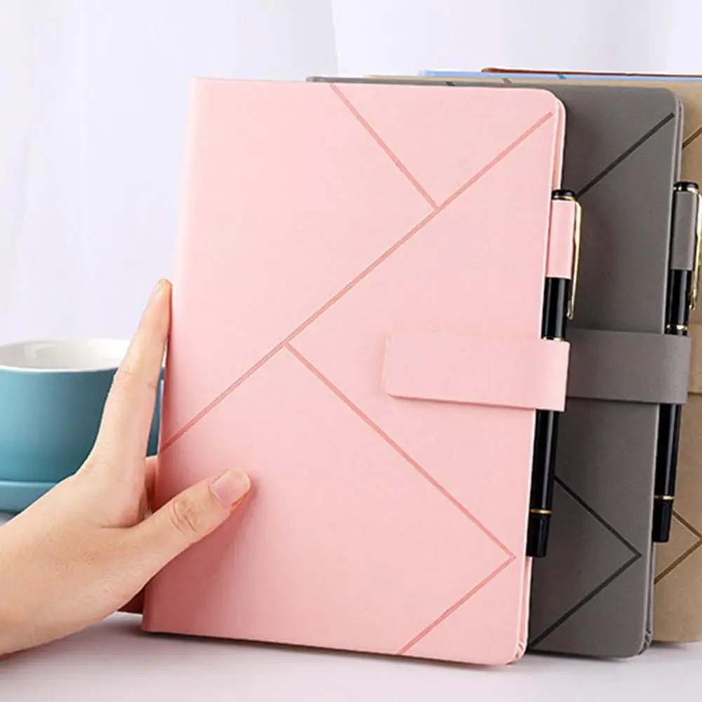 

A5 Macaron Color Notebook Business Notepad Simple Korean Version Company Meeting Minutes Notebooks Diary For Office School U0L1