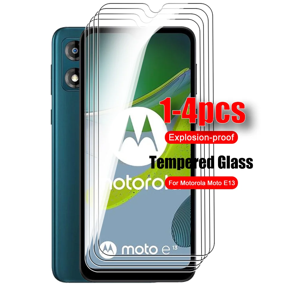 1-4 шт. закаленное стекло для Motorola Moto E13 4G защита экрана Rola MotoE13 E 13 13E 2023 6 5 дюйма