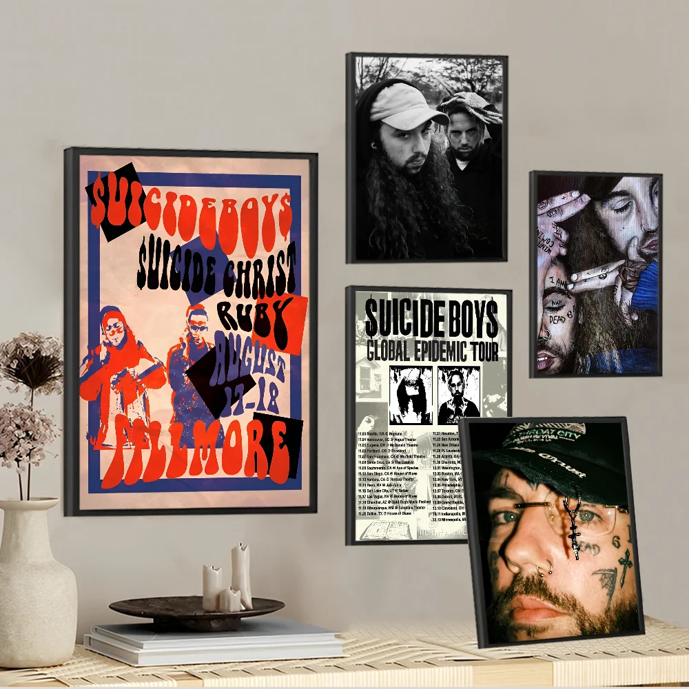 Высокое качество цифровая печать аниме постер певец S-Suicideboy украшение стены для