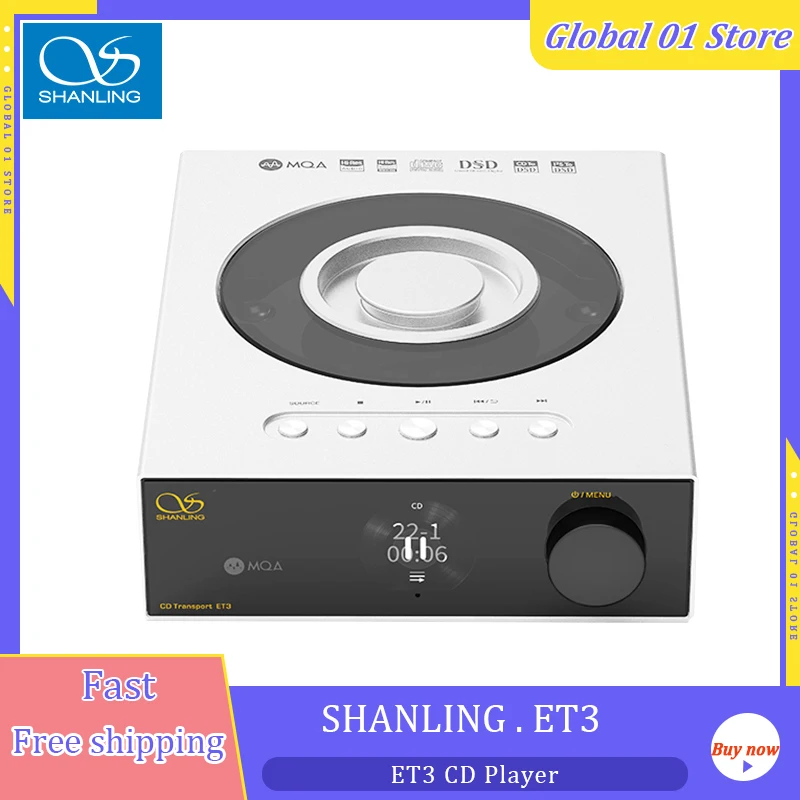 SHANLING ET3 HIFI CD Транспортный плеер Полнофункциональный цифровой проигрыватель Bluetooth