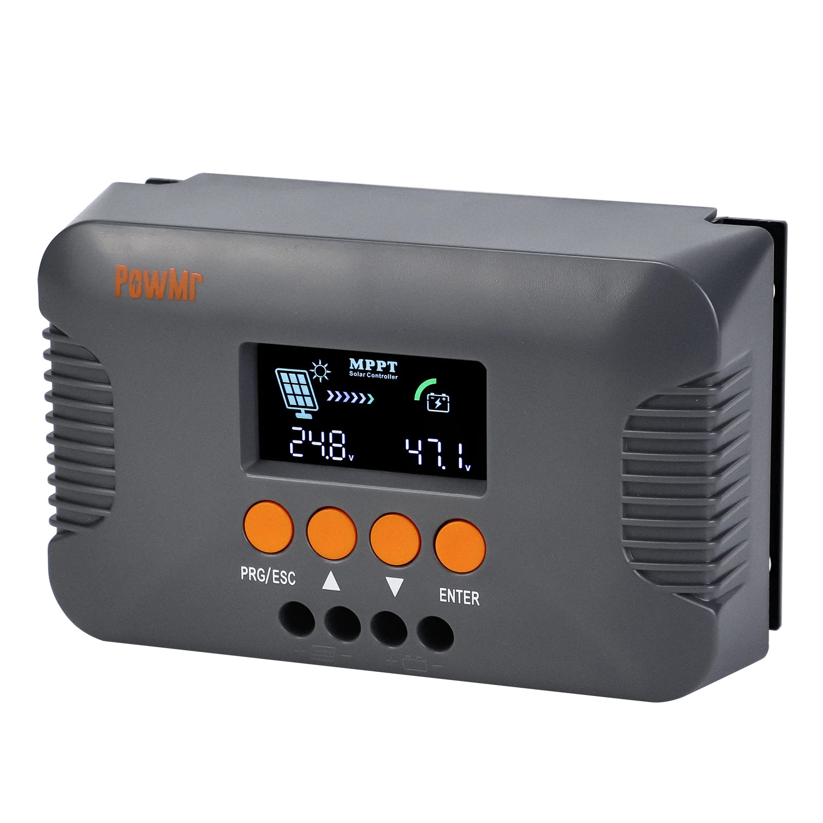 PowMr 10A 24/36/48/60/72V PV Солнечная панель Система Батарея Регулятор MPPT Boost Контроллер