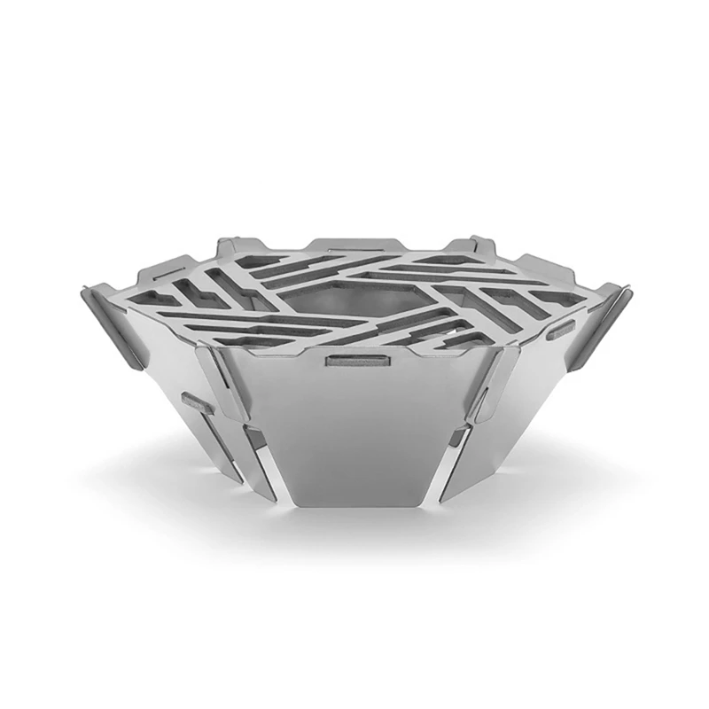 

Foldable Gas Stove Windshield Outdoor Camping Cooking Burner Windproof Screen Stainless Steel Outdoor Stove Wind Shield