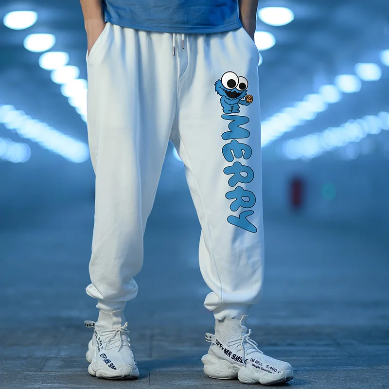 Джоггеры мужские Мультяшные милые Веселые тренировочные брюки с рисунком