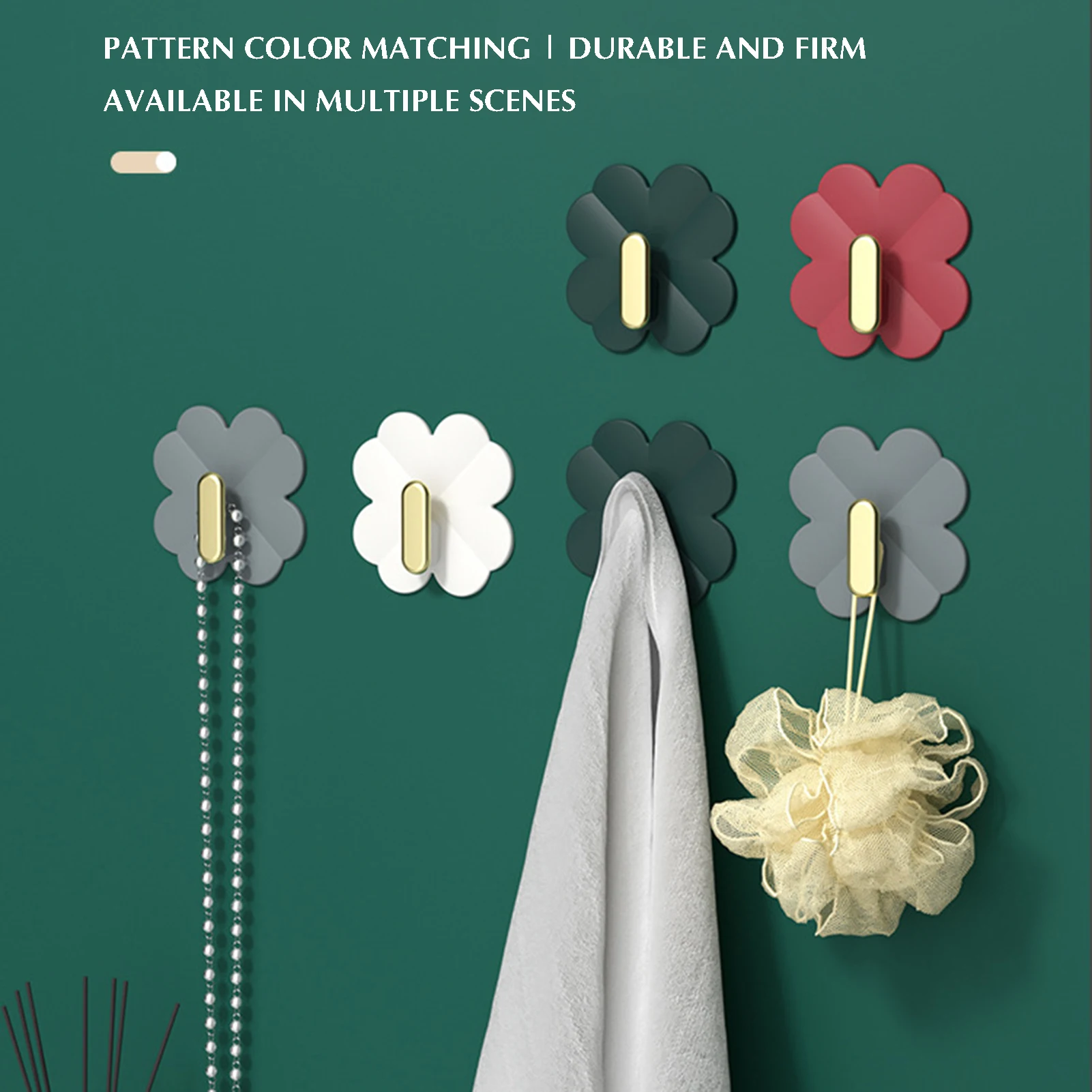 

4 шт., самоклеящиеся крючки для одежды и шляпы