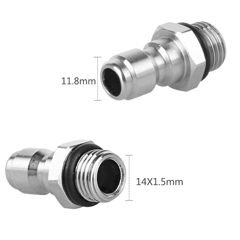 

1PC High Pressure Snow Foam Bottle Connector Washer 1/4 Inch Quick Adapter Connection Fitting Spare Snow Foam Bottle Connector