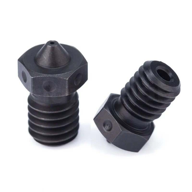 

E3D V6 Hardened Steel Nozzle compatible PEI PEEK Carbon Fiber Filament For v6 Hotend For Matrix Extruder