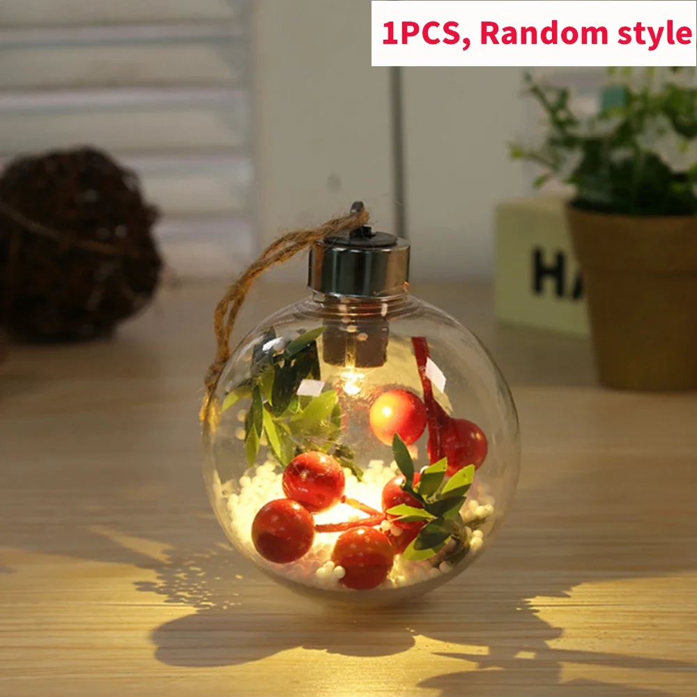 

Набор прозрачных шаров для елки 6 шт.