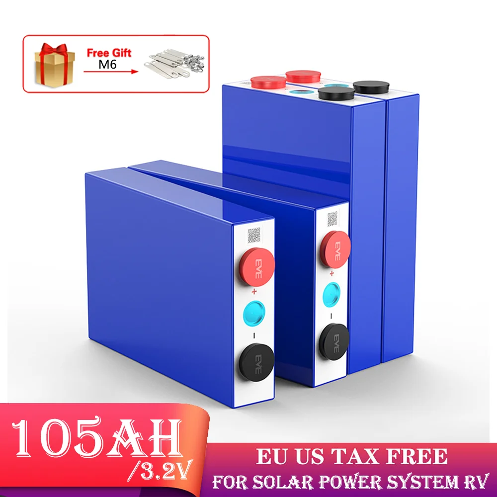 

2-64 шт., литий-железо-фосфатные аккумуляторы 3,2 В Ач