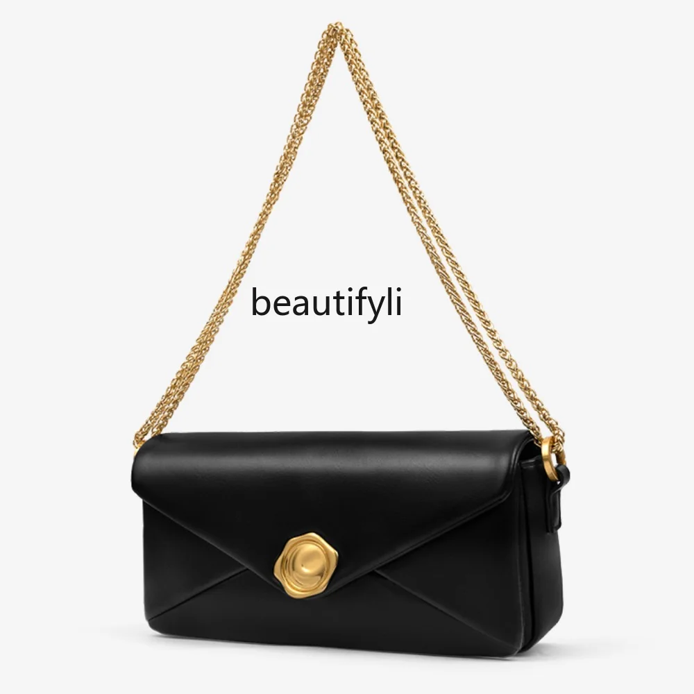 

yj Envelope Package Summer Exquisite Commuter Chain Underarm Women's Bag Fashion All-Match Bag