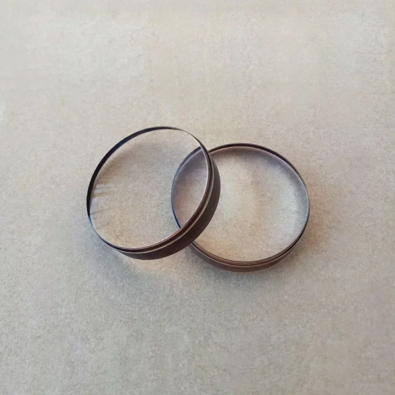 35 мм K9 оптическое стекло двойная выпуклая линза фокусное расстояние 110 DIY