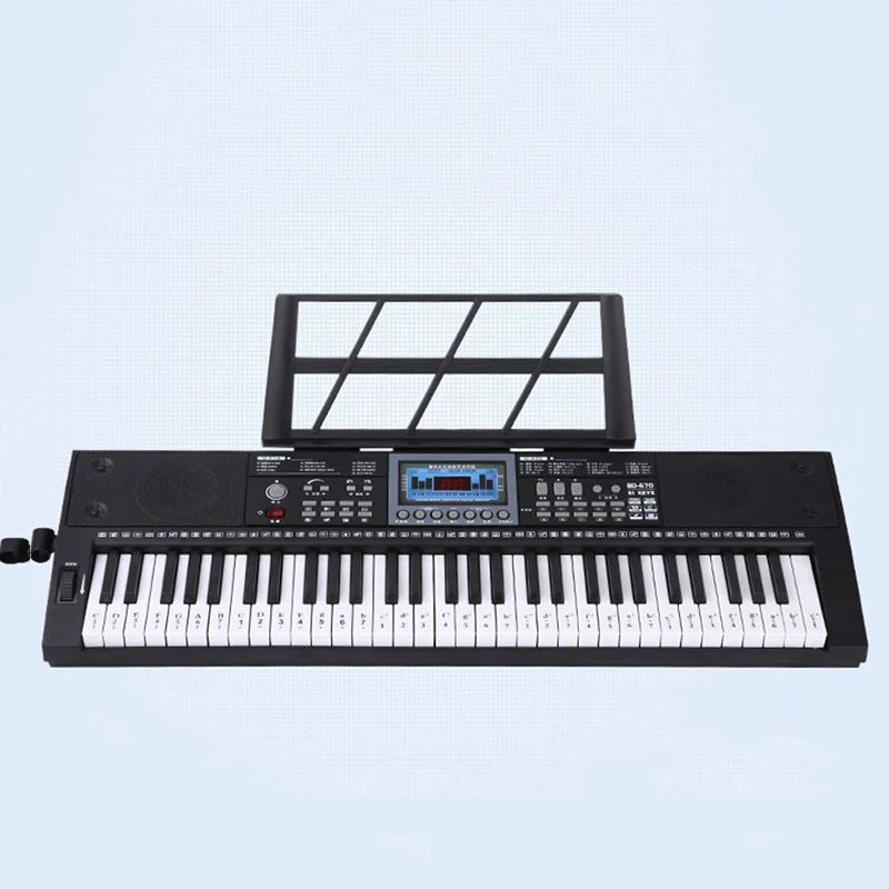 

Smart Keyboard Electronic Piano Charging Portable 61 Keys Electronic Piano Household Teclado Kids Sintetizador Instruments