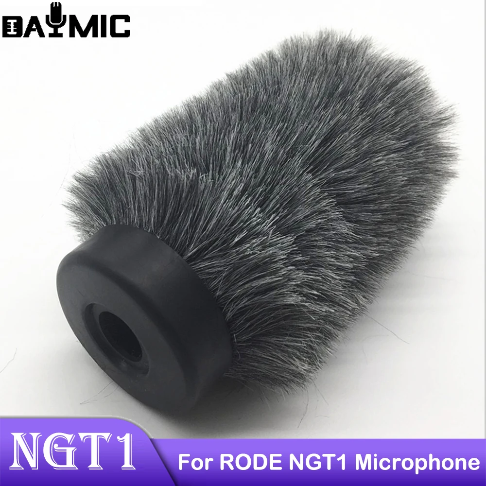 

Микрофон RODE NTG1 NTG2, уличный встроенный Меховой чехол на лобовое стекло, ветрозащитный чехол, пушистый мертвый кот, дэдкат для NTG2