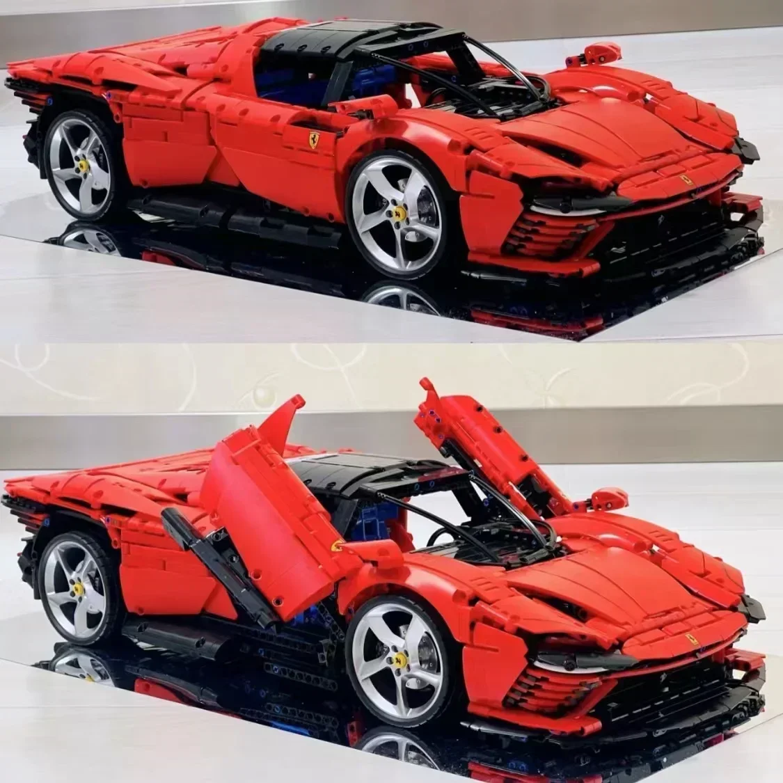 Auf Lager neue sp3 supercar닥ш daytona Modellbau stein Sportwagen Spielzeug für Jungen Mädchen Kind Geburtstags geschenk