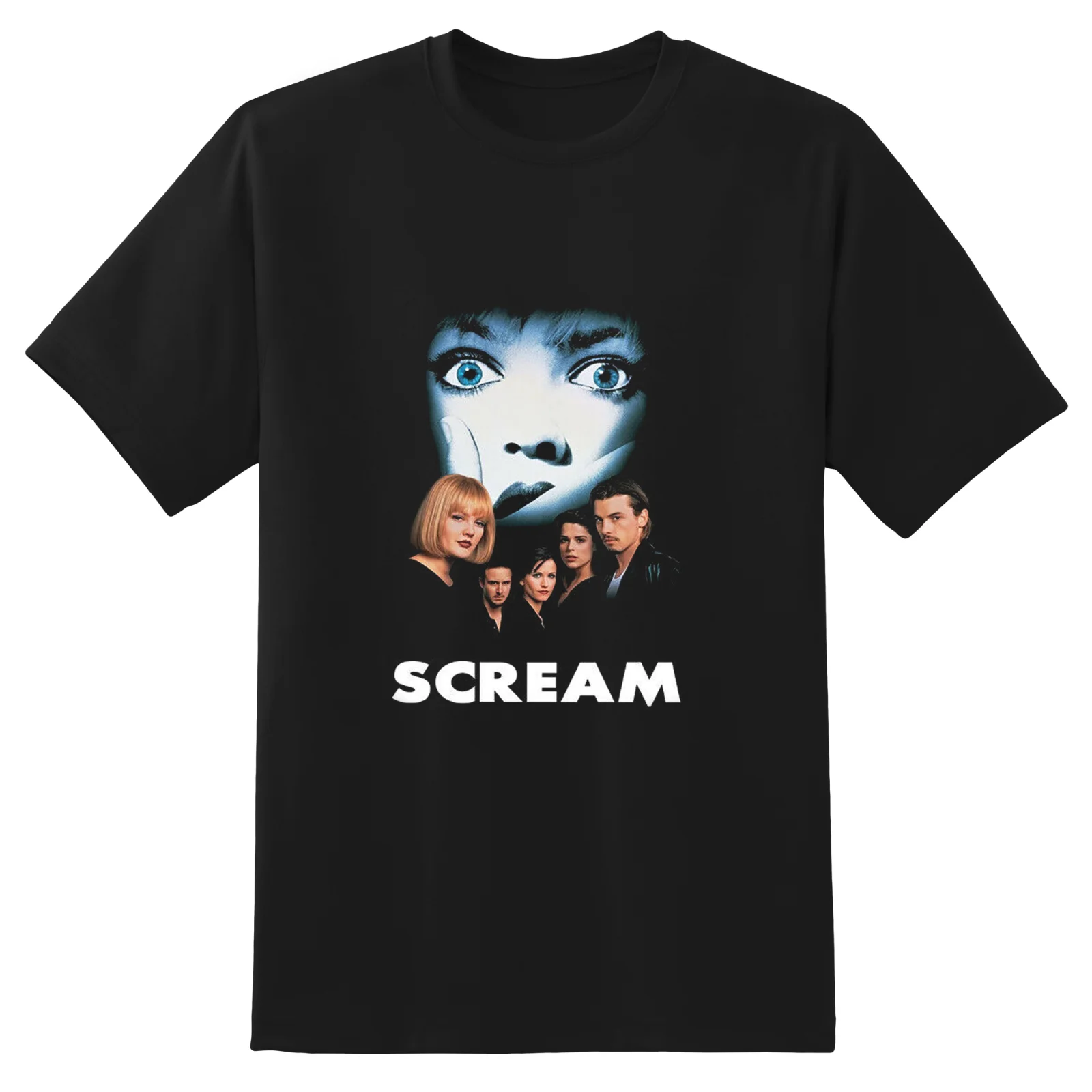 

Scream Thriller Movie Poster Men's Black T-Shirt Size S to 3XL